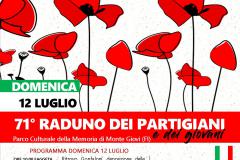 Raduno dei Partigiani e dei Giovani a Monte Giovi, 12 luglio 2020