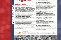 Sabato 9 e domenica 10 luglio 2022 torna il Raduno dei Partigiani e dei Giovani a Monte Giovi, per una 73esima edizione all’insegna della socialità e della condivisione di un luogo simbolo per la Storia Partigiana e per la Lotta di Liberazione