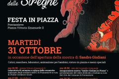 La notte delle Streghe. Festa in piazza. Pontassieve, piazza Vittorio Emanuele II. 31 ottobre 2023