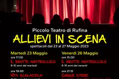 Scuola comunale di teatro. Allievi in scena 23-27 maggio 2023