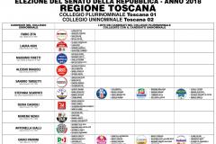 SENATO - COLLEGIO PLURINOMINALE Toscana 01 | COLLEGIO UNINOMINALE Toscana 02