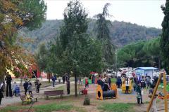 11 novembre 2018. Pontassieve, inaugurato il rinnovato giardino che da oggi ospita nuovi giochi inclusivi per tutti i bambini e il tendone da circo per attività sportive e circensi