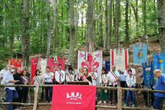 Raduno dei Partigiani e dei giovani a Monte Giovi, foto della manifestazione del 2021