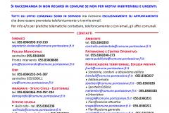 orari comune dal 10 marzo 2020