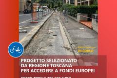 Pista Ciclabile dei “Villini”. Procedono i lavori. Aggiornamento luglio 2022