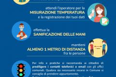 Regole anti-covid per l'accesso agli edifici comunali (Pontassieve, 28/09/2020)