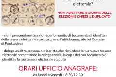 Rinnovo tessera elettorale per chi ha esaurito gli spazi per i timbri