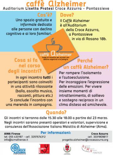 Pontassieve. Caffè Alzheimer 2017 Pontassieve. Caffè Alzheimer 2017