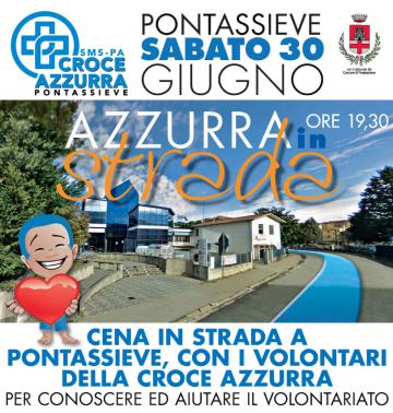 Azzurra in strada. Pontassieve, sabato 30 giugno 2018