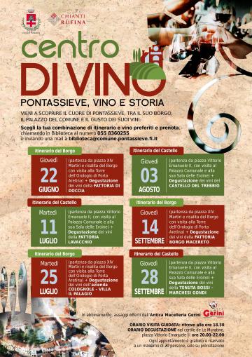 Pontassieve Centro di Vino. Alla scoperta del capoluogo con un calice. 2023 Pontassieve Centro di Vino. Alla scoperta del capoluogo con un calice. 2023