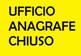 chiusura anagrafe