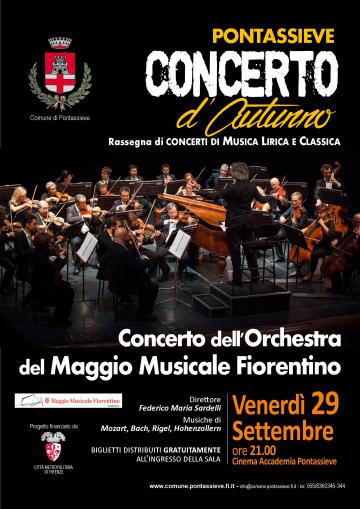 L’Orchestra del Maggio Musicale Fiorentino a Pontassieve. 29 settembre 2017