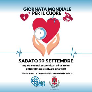 Croce Azzurra - Defibrillation Day. Pontassieve 30 settembre 2023 Croce Azzurra - Defibrillation Day. Pontassieve 30 settembre 2023