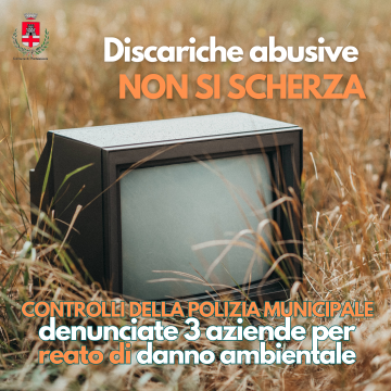 Discariche abusive. Task force della polizia locale