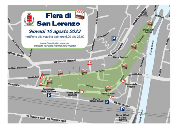 Fiera di San Lorenzo. Giovedì 10 agosto 2023 Fiera di San Lorenzo. Giovedì 10 agosto 2023