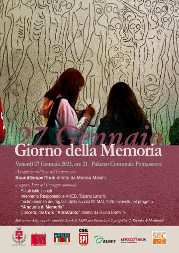 Giorno della Memoria, venerdì 27 gennaio 2023, ore 21 nel Palazzo Comunale di Pontassieve Giorno della Memoria, venerdì 27 gennaio 2023, ore 21 nel Palazzo Comunale di Pontassieve