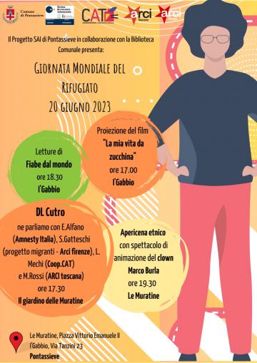 Pontassieve, martedì 20 giugno 2023, Giornata mondiale del rifugiato Pontassieve, martedì 20 giugno 2023, Giornata mondiale del rifugiato