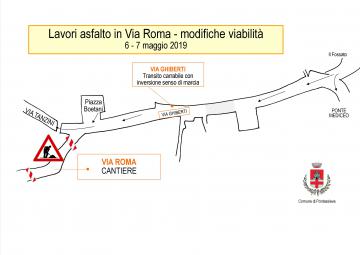 Lavori via Roma