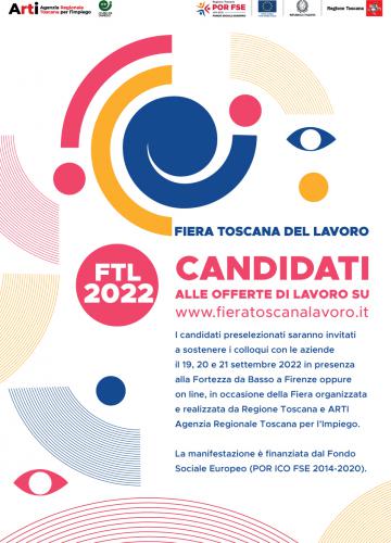 Fiera Toscana del Lavoro 19-21 settembre 2022 Fiera Toscana del Lavoro 19-21 settembre 2022