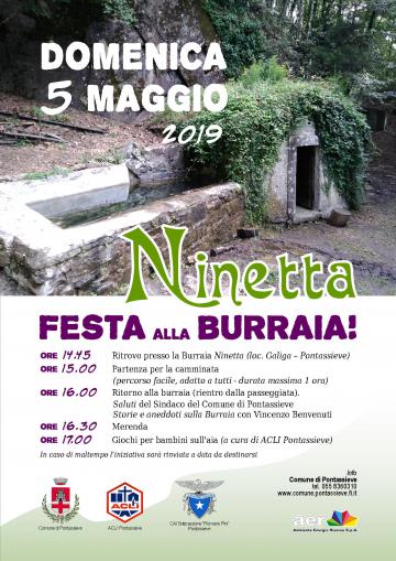 Ninetta – Festa alla burraia. Pontassieve 5 maggio 2019