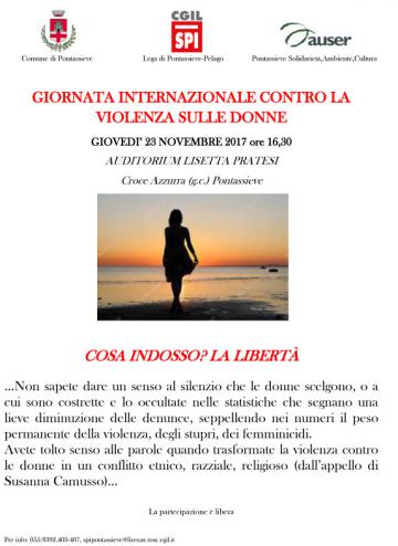 Giornata internazionale contro la violenza sulle donne 2017