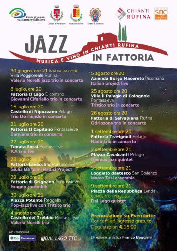 Dal 30 giugno 2022 la terza edizione di Jazz in Fattoria Dal 30 giugno 2022 la terza edizione di Jazz in Fattoria