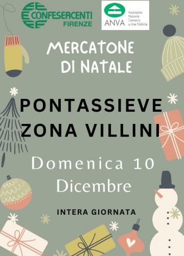 Pontassieve, Mercatone di Natale domenica 10 dicembre 2023 