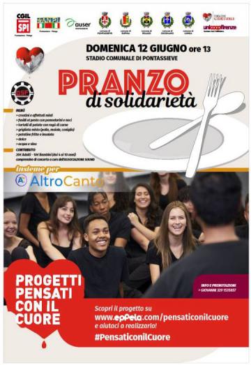 Pontassieve, 12/06/2022 Pranzo di solidarietà per progetto Altrocanto