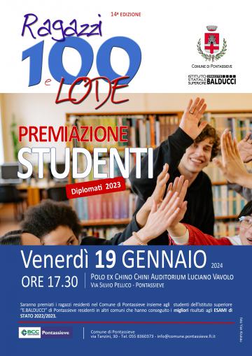 Pontassieve 2024, ragazzi 100 e lode Pontassieve 2024, ragazzi 100 e lode