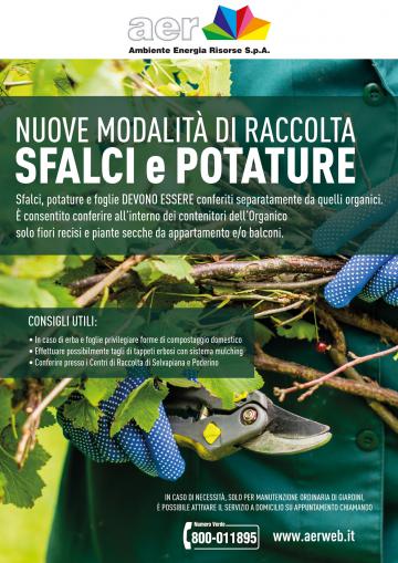 AER: modalità raccolta sfalci, foglie e potature AER: modalità raccolta sfalci, foglie e potature