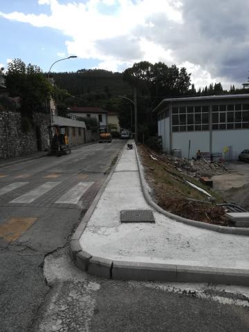 Pontassieve, Molino del Piano: lavori nel centro abitato. Settembre 2023 Pontassieve, Molino del Piano: lavori nel centro abitato. Settembre 2023
