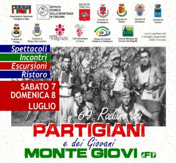 Pontassieve. Raduno dei partigiani e dei giovani. Monte Giovi, 7 e 8 luglio 2018