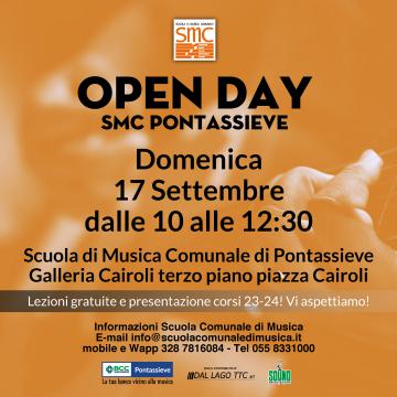 Pontassieve 17 settembre 2023. Open day alla scuola di Musica comunale Pontassieve 17 settembre 2023. Open day alla scuola di Musica comunale