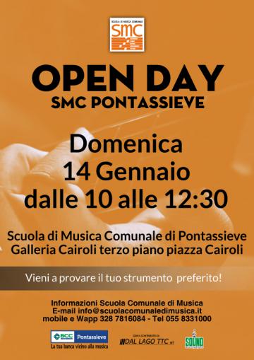 Open Day Scuola di Musica comunale. Pontassieve 14 gennaio 2024 Open Day Scuola di Musica comunale. Pontassieve 14 gennaio 2024