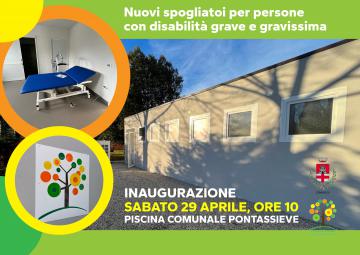  Piscina Accessibile. Inaugurazione 29 aprile 2023