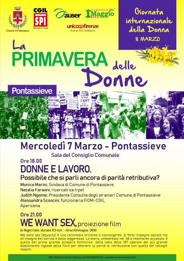 La primavera delle donne. 7 marzo 2018