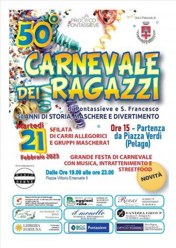 Carnevale dei Ragazzi a Pontassieve. Martedì 21 febbraio 2023 Carnevale dei Ragazzi a Pontassieve. Martedì 21 febbraio 2023