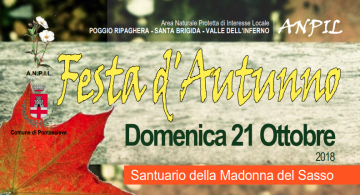 Festa d'autunno.  Giornata di chiusura della stagione escursionistica. Domenica 21 ottobre 2018. 