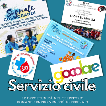 2023 Servizio civile. Le opportunità nel territorio 2023 Servizio civile. Le opportunità nel territorio