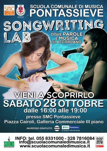 Scuola di Musica. A fine ottobre 2017 un corso per imparare a comporre canzoni Scuola di Musica. A fine ottobre 2017 un corso per imparare a comporre canzoni