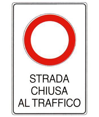 strada chiusa