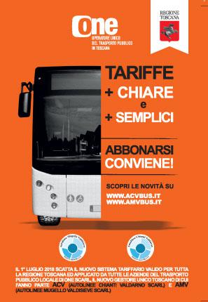 Tariffe One Scarl. 1 luglio 2018