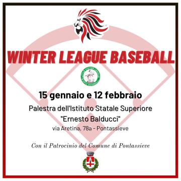 Winter League Baseball, Pontassieve 15 gennaio - 12febbraio 2023 Winter League Baseball, Pontassieve 15 gennaio - 12febbraio 2023