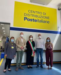 Poste italiane: presentato il nuovo centro di distribuzione postale di Pontassieve. 11/06/2021