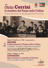 Pontassieve, sabato 30 aprile 2022. Sara Cerrini. La maestra del Paese sulla Collina