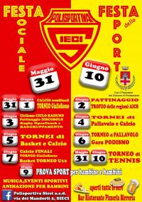 Festa della Polisportiva Sieci A.S.D. 31 maggio - 10 giugno 2018