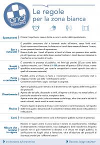 Toscana zona bianca dal 21 luglio 2021